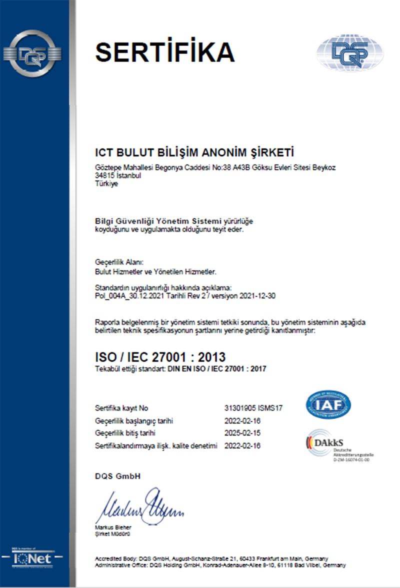 ISO / IEC 27001 : 2013