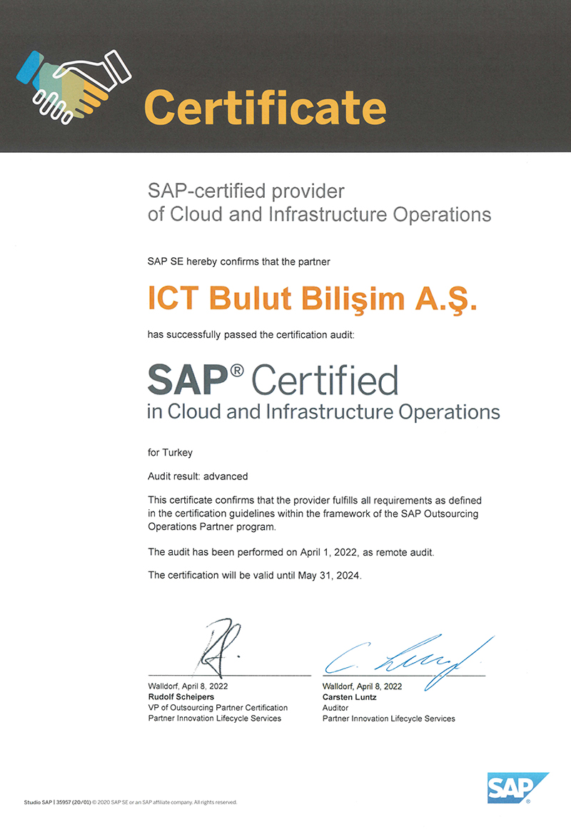SAP Sertifika